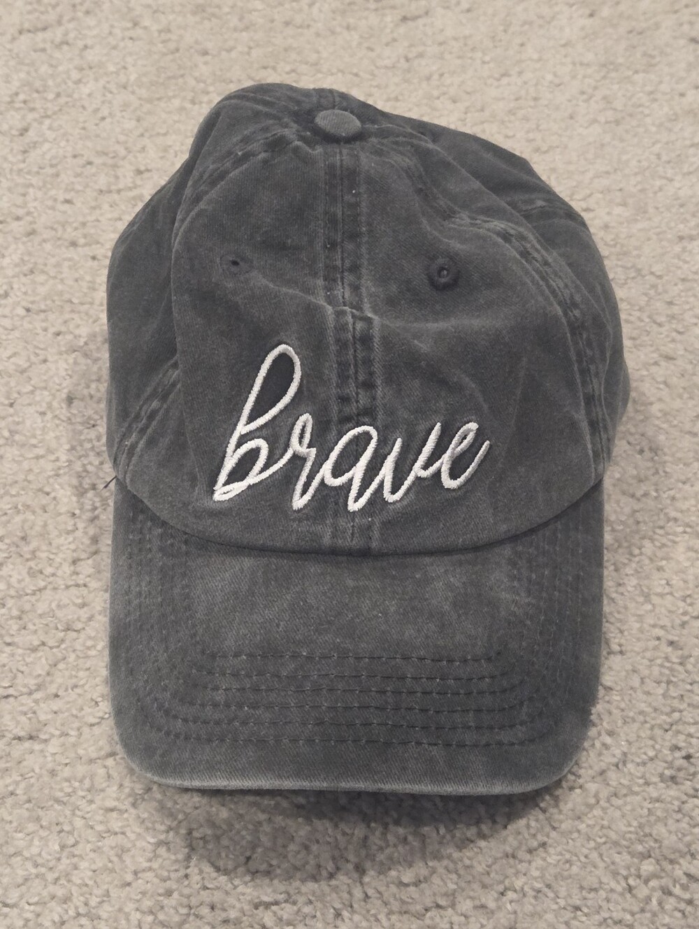 Kindred Bravely brave grey wash ball cap